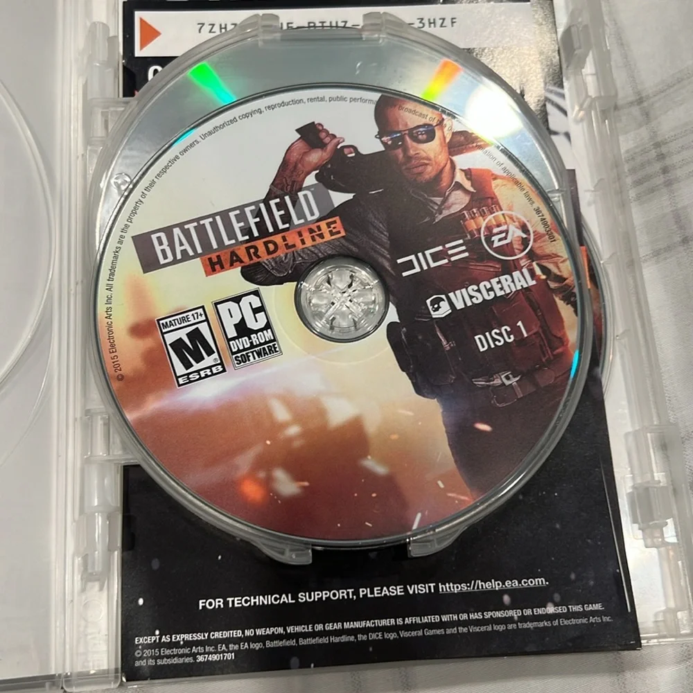 PC Game BATTLEFIELD HARDLINE (5 Discs)
